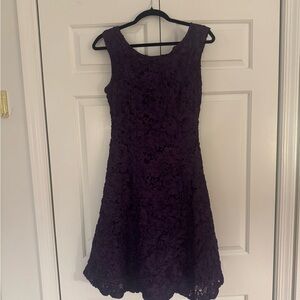 Phase Eight Violet Purple Embroidered Midi Dress Formal